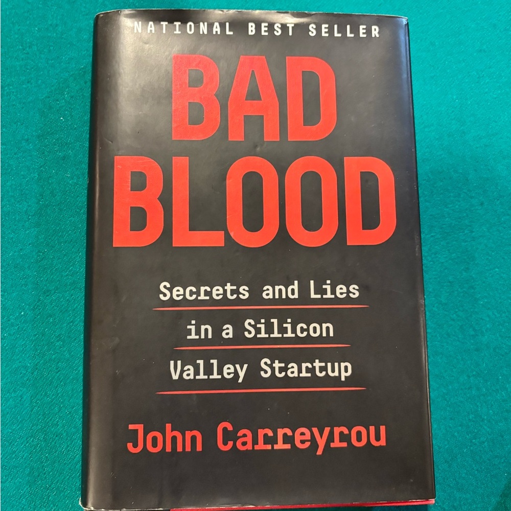 Bad Blood hardcover book